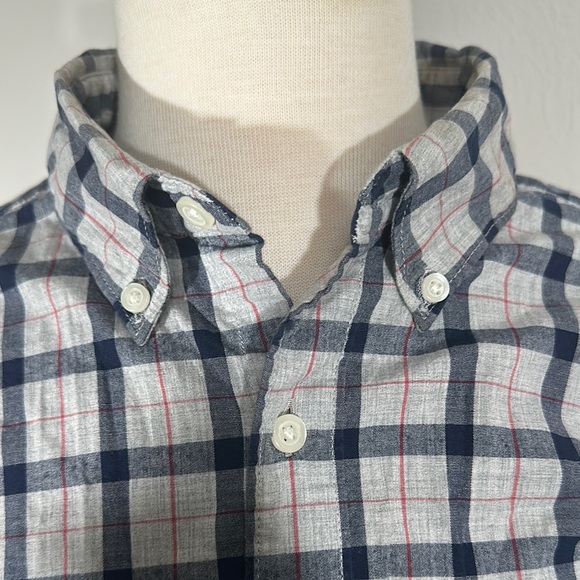 BOGO Men's Blue Plaid Shirt - Picture 6 of 7